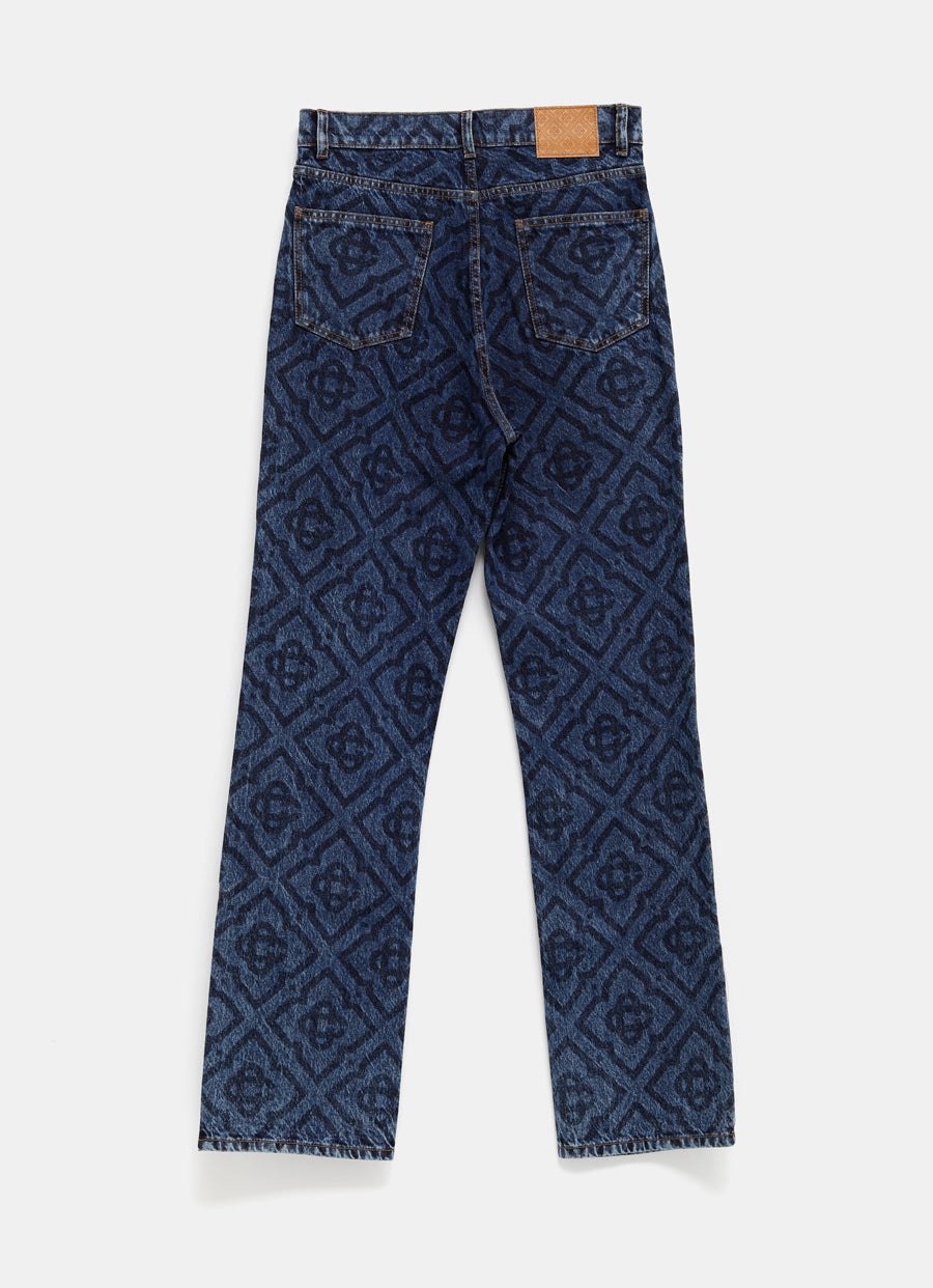 Dark Vintage Monogram Jeans