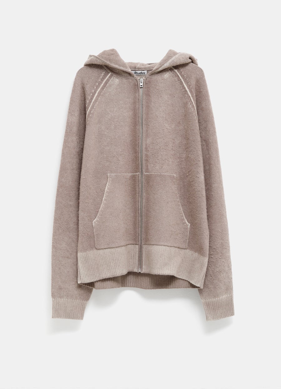 Hooded Zipper Sweater