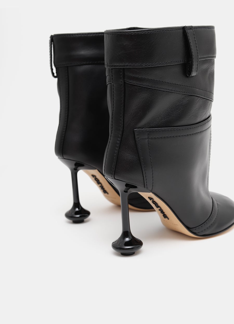 Toy ankle bootie in nappa lambskin