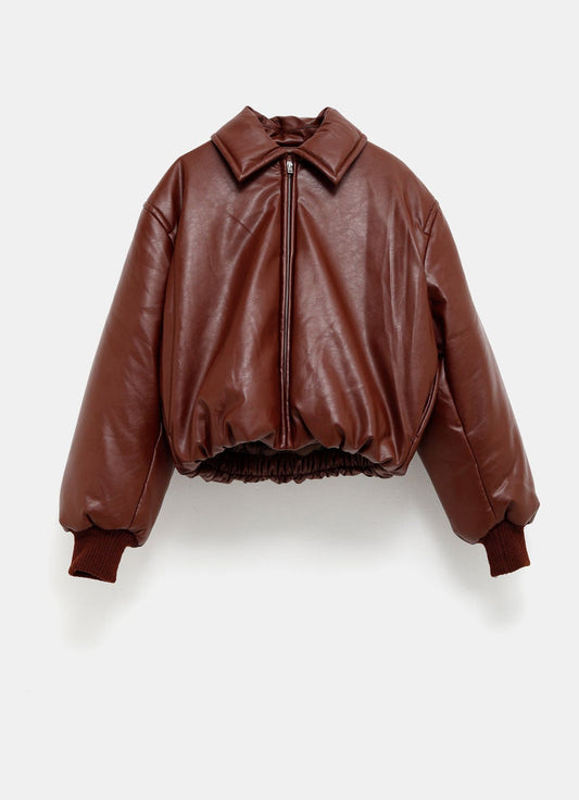 Coated Bomber Jacket