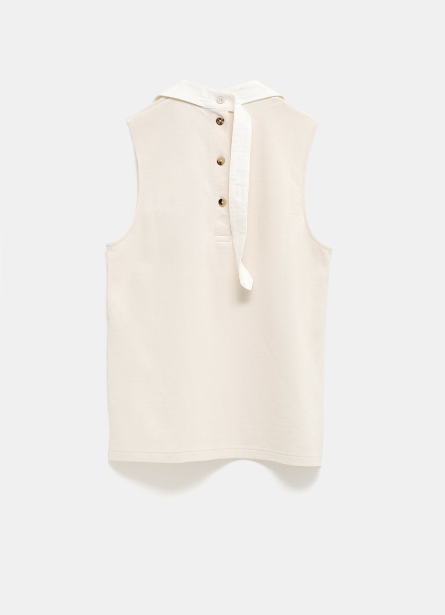 Sleeveless Polo Shirt