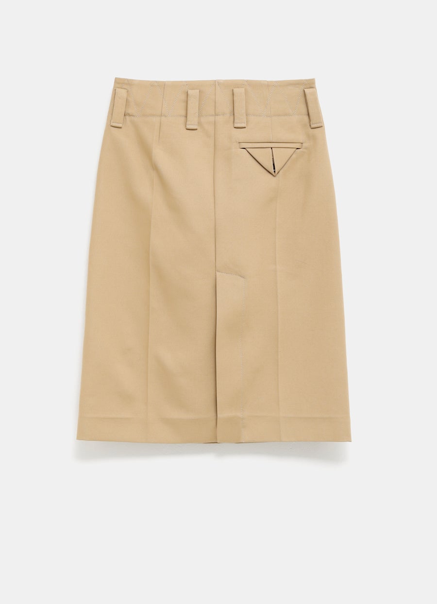 Cotton Canvas Skirt