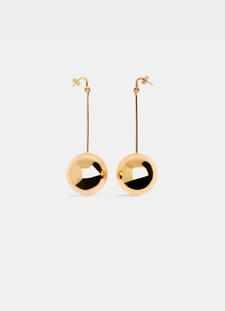 Les grandes boucles Nodo Earrings