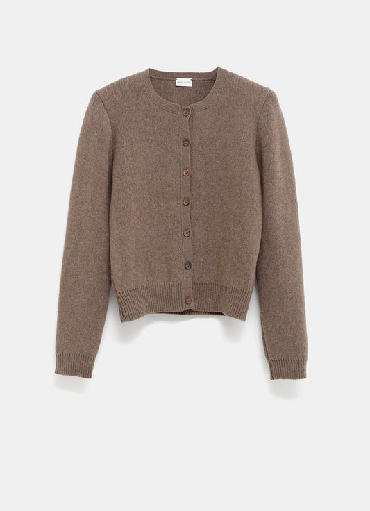 Cashmere Round-Neck Cardigan