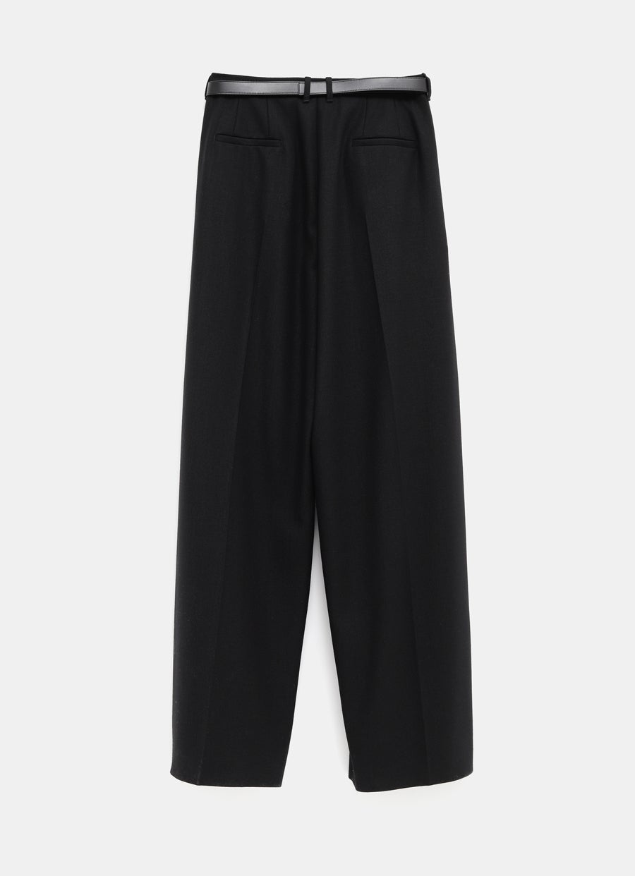 Wide Wool Trousers