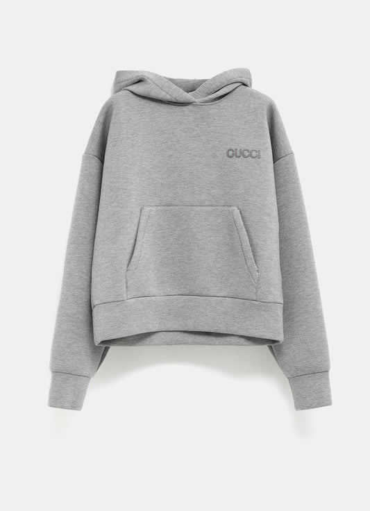 Viscose Jersey Hooded Sweatshirt