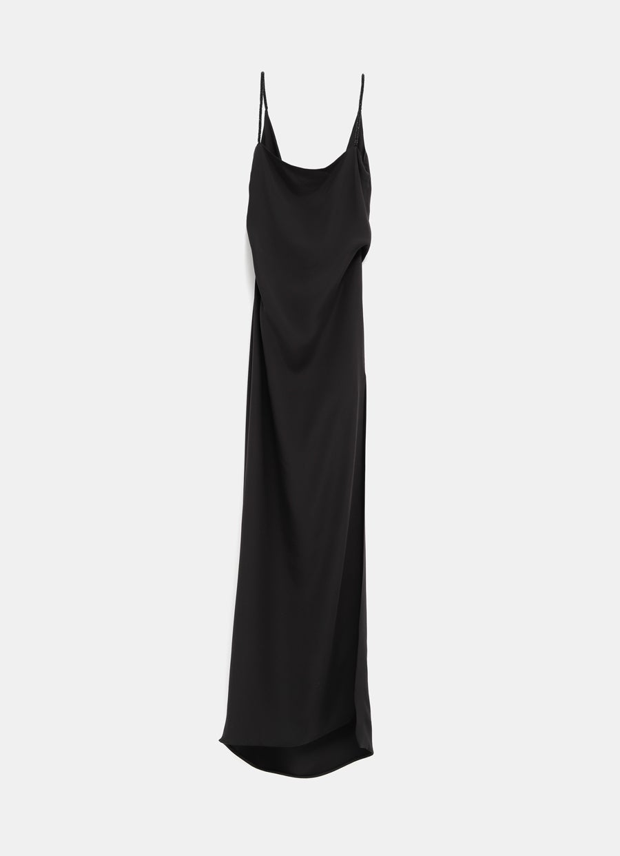 Sleeveless Low-Back Maxi Dress