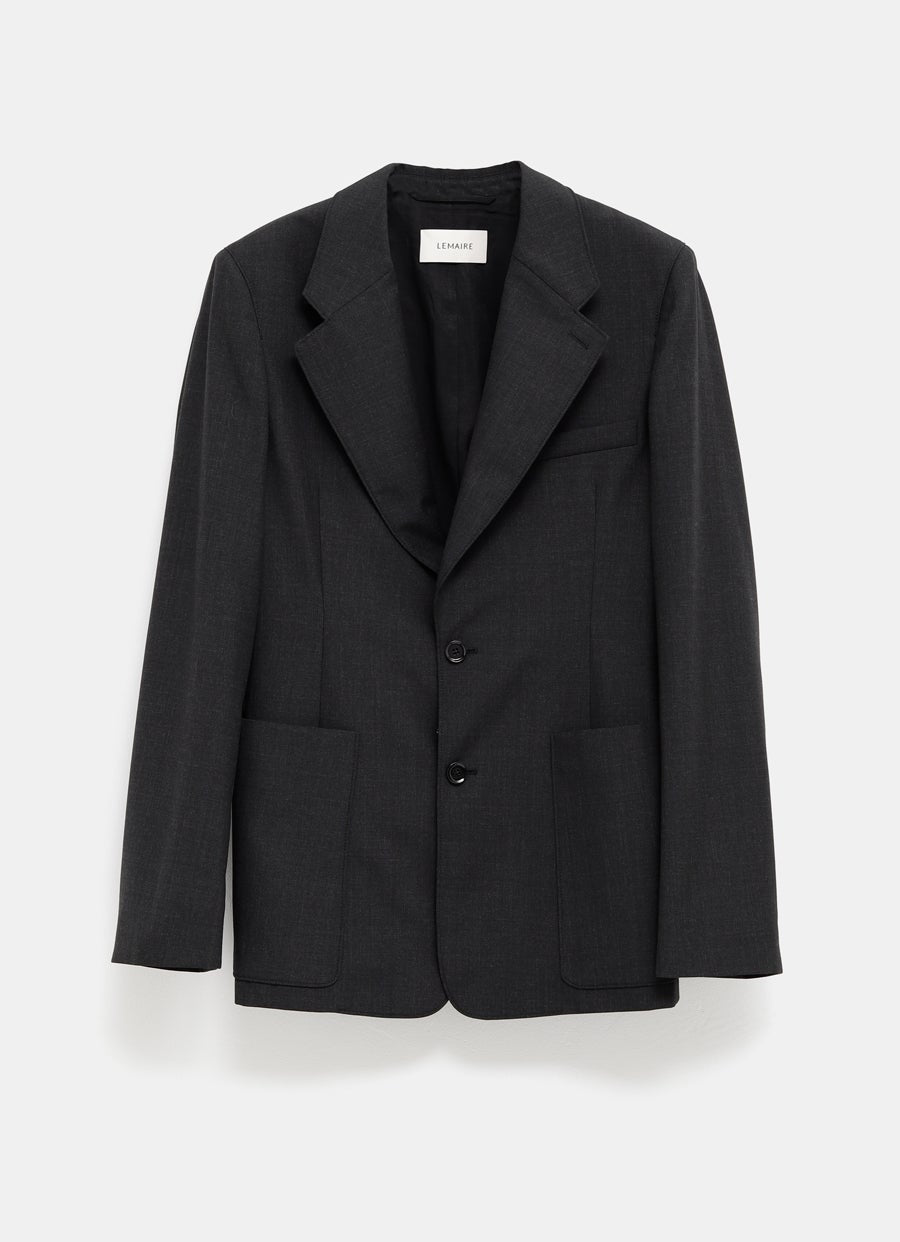 Single Breasted Fitted Tailored Jacket