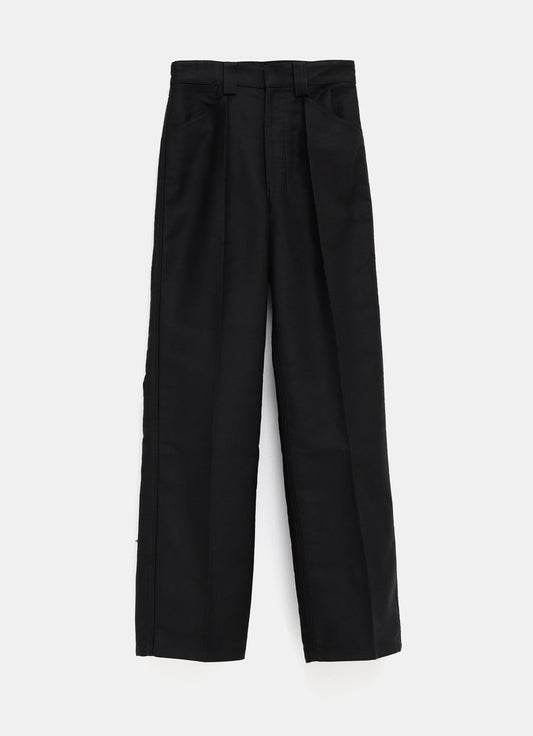 Pleated Straight Pants