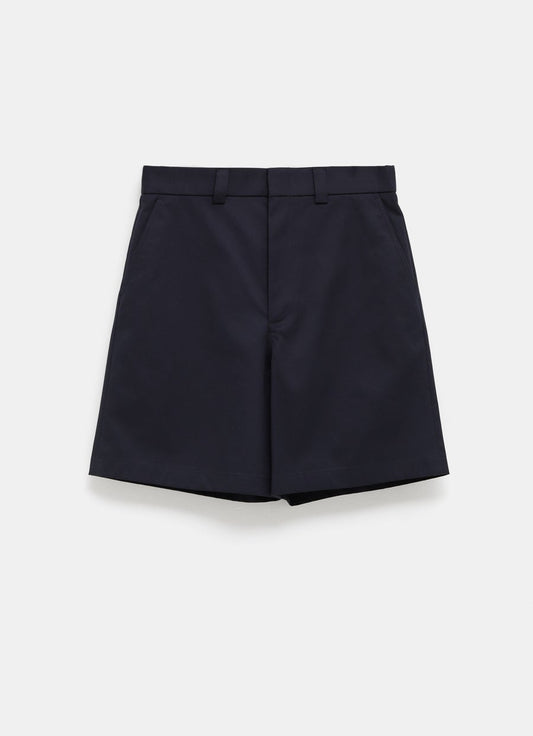 Double Cotton Twill Short with Web