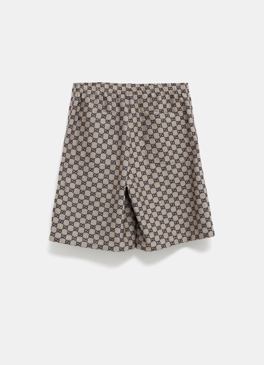 GG Linen Blend Shorts