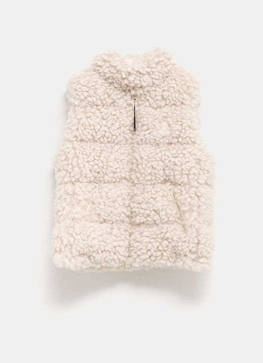 Wourl Teddy Down Gilet for women