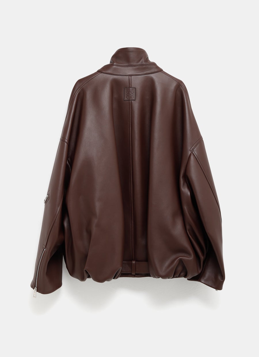 Balloon jacket in nappa lambskin