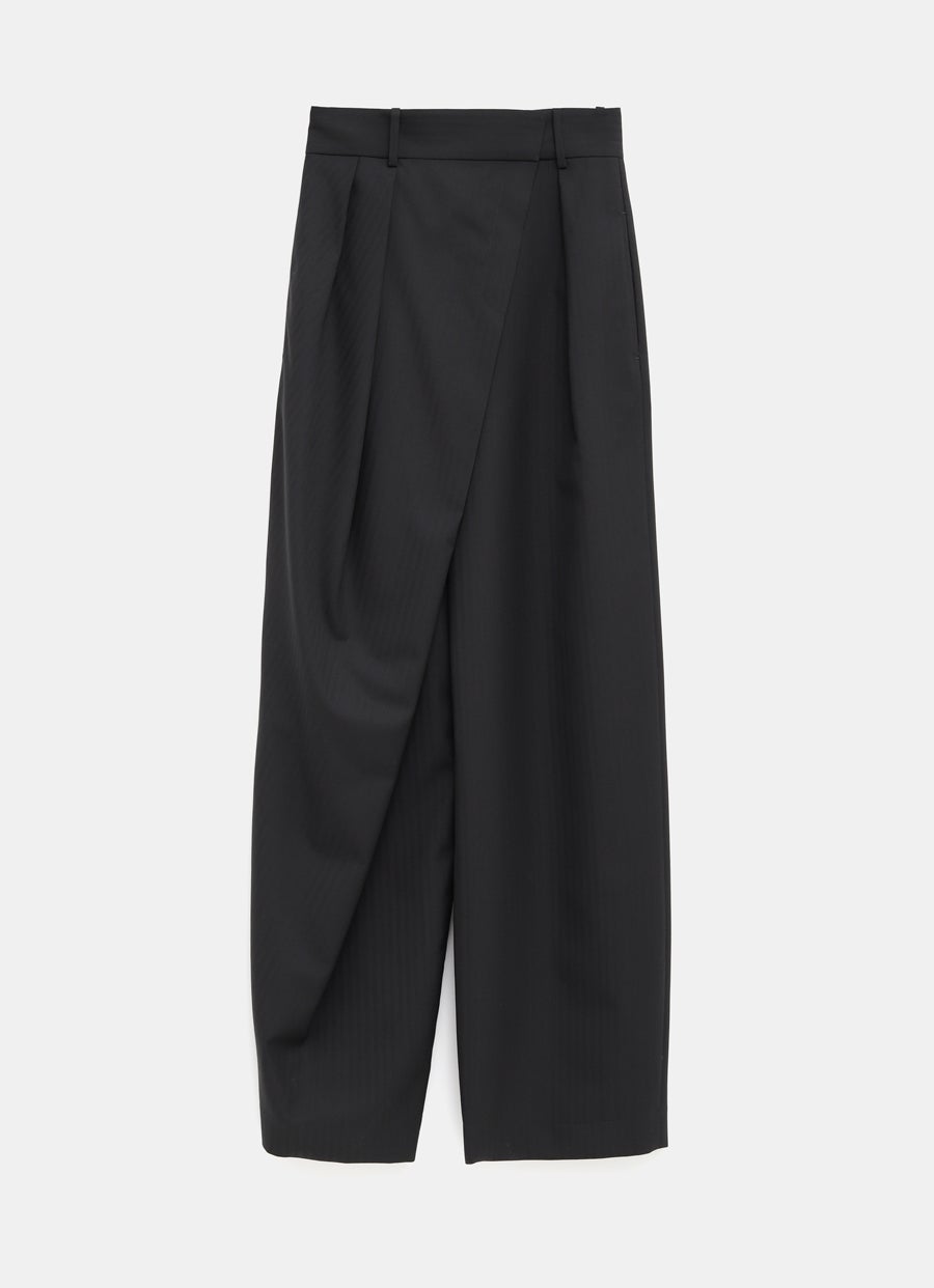 Wrap Trousers in Wool