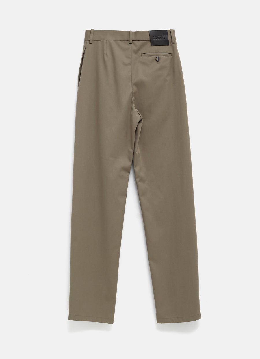 Trousers in Cotton and Silk