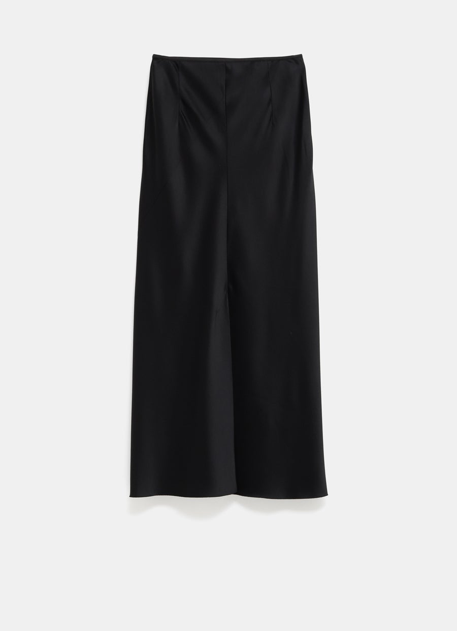 Satin Midi Skirt