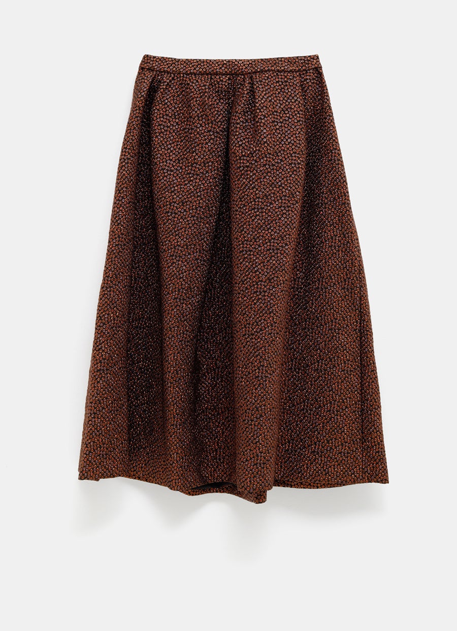 Jacquard Midi Skirt