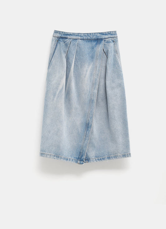 Denim Midi Skirt