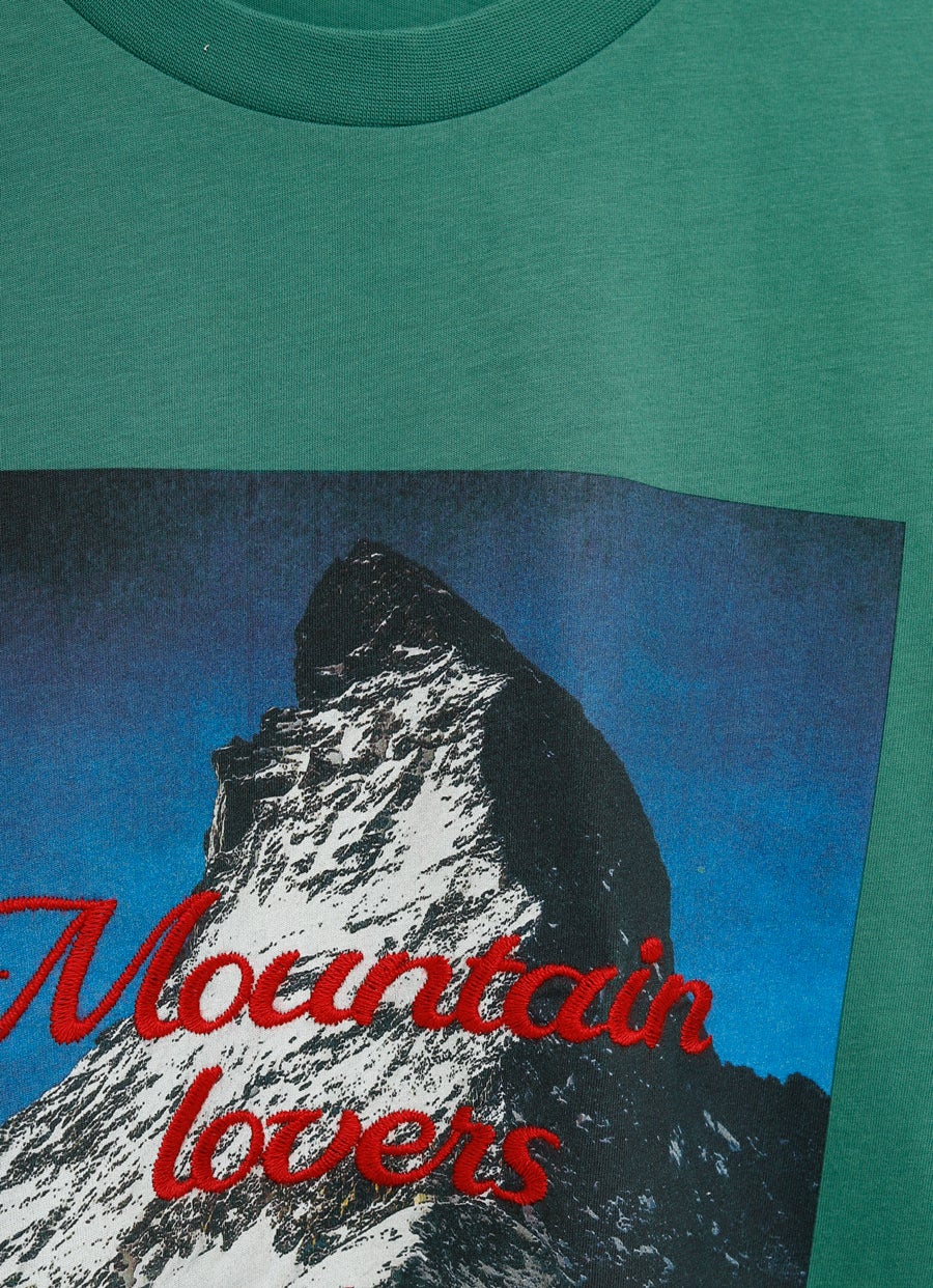 Mountain Motif T-Shirt