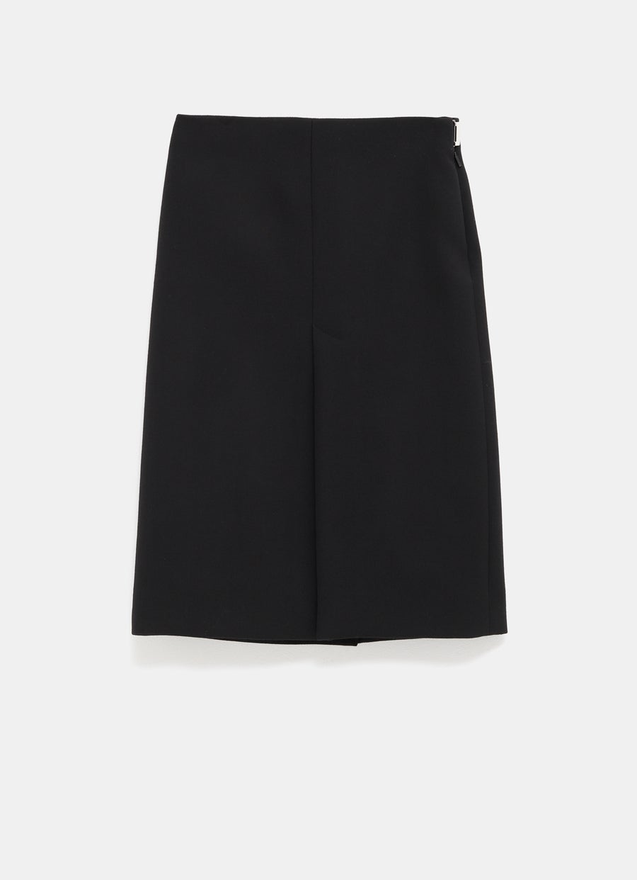 Wool Crepe Skirt