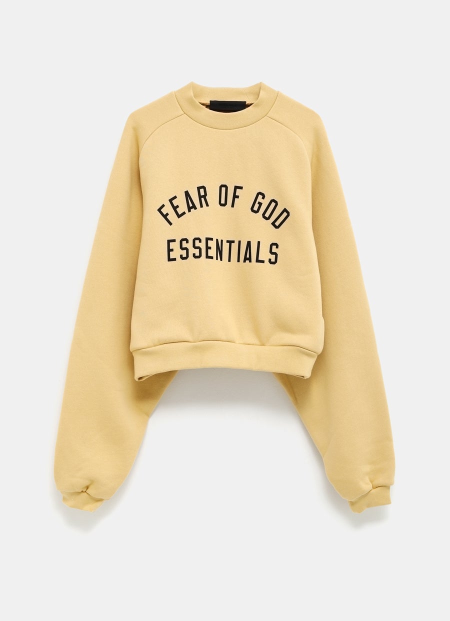 Fleece Cropped Crewneck