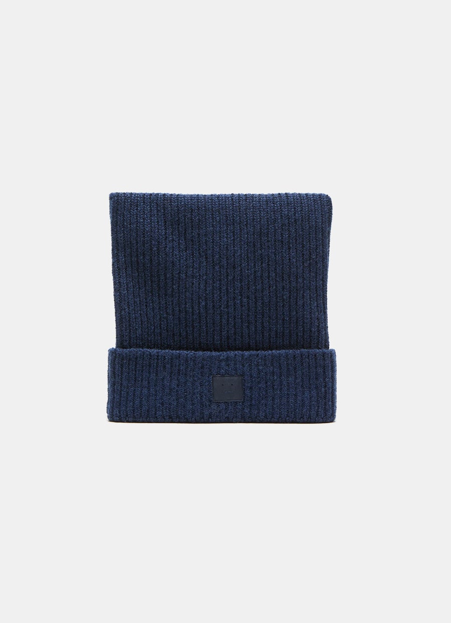 Face Logo Square Beanie