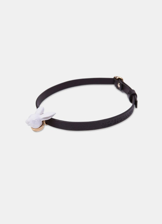 Rabbit Leather Choker