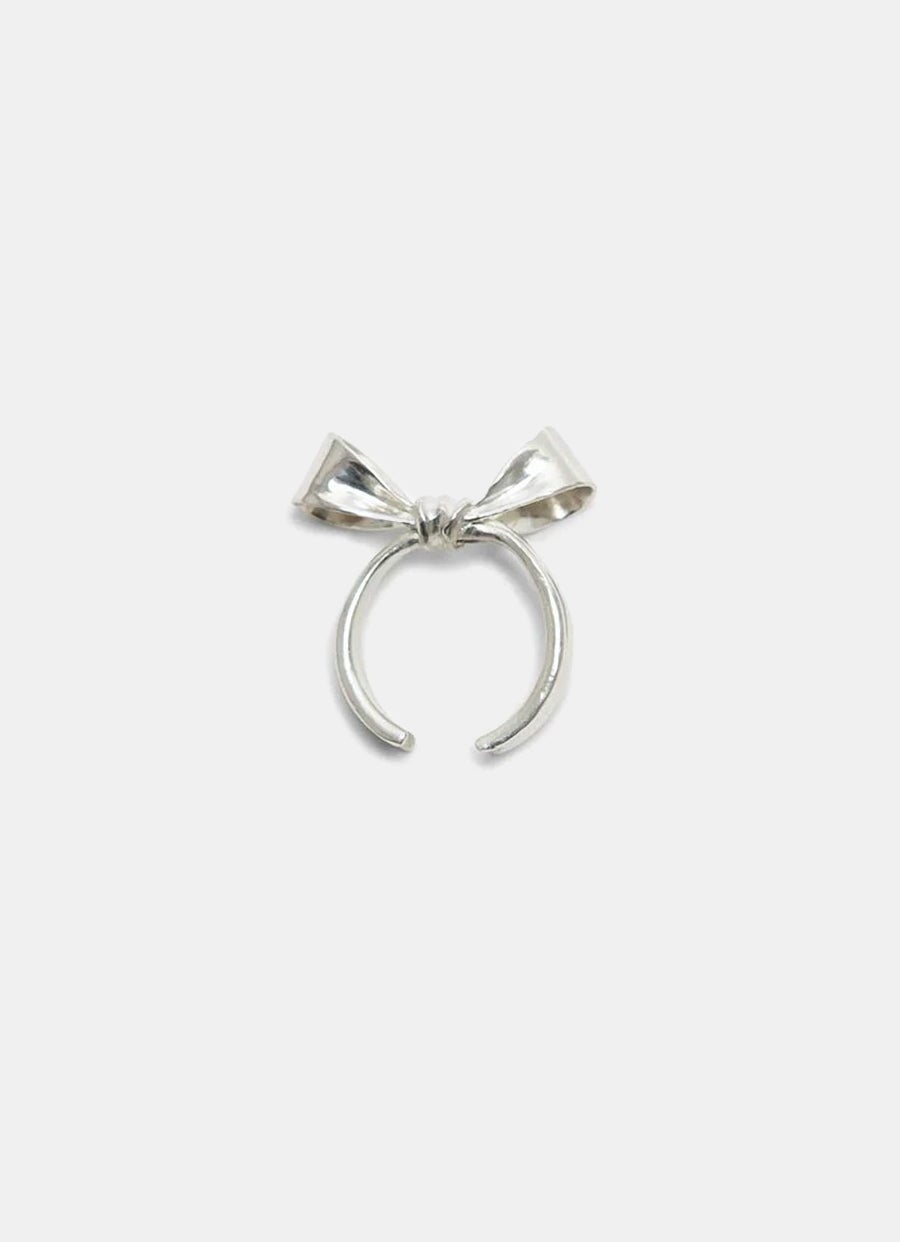 Bow Silver Ring