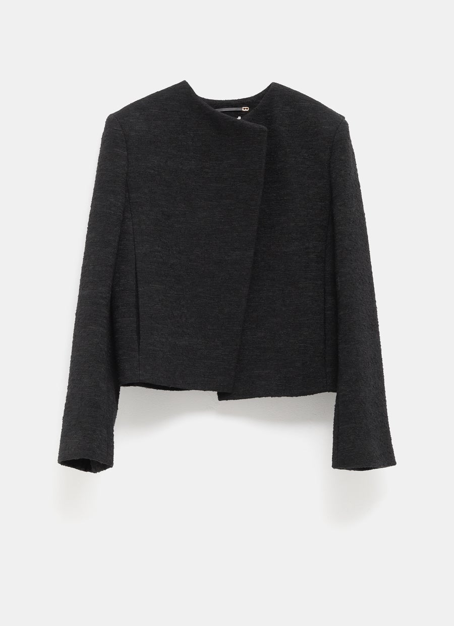 Cropped Bouclé Jacket