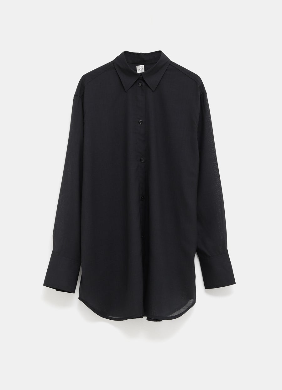 Relaxed Voile Shirt