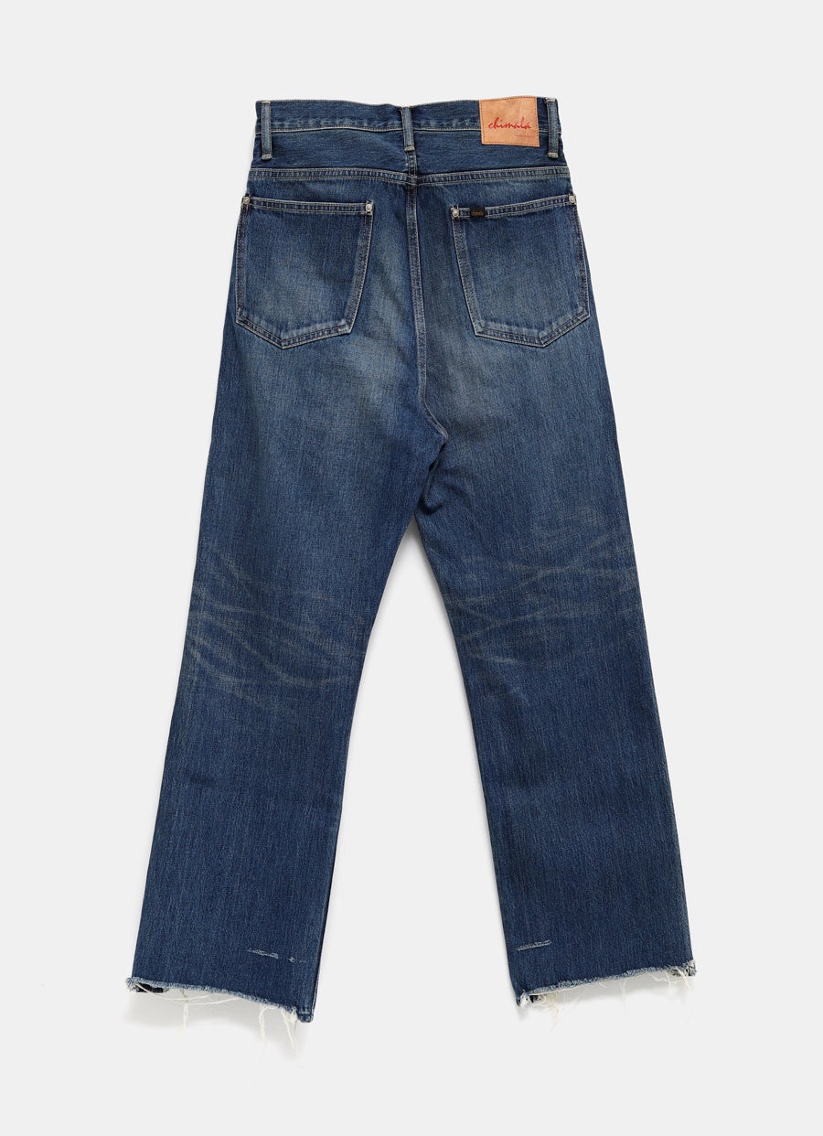 Selvedge Denim Baggy Cut Jeans for Women