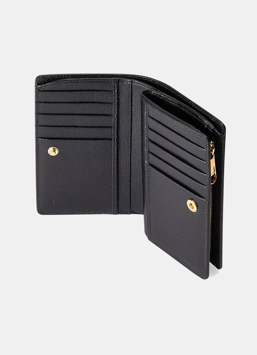 Card Case Wallet with Gucci Script