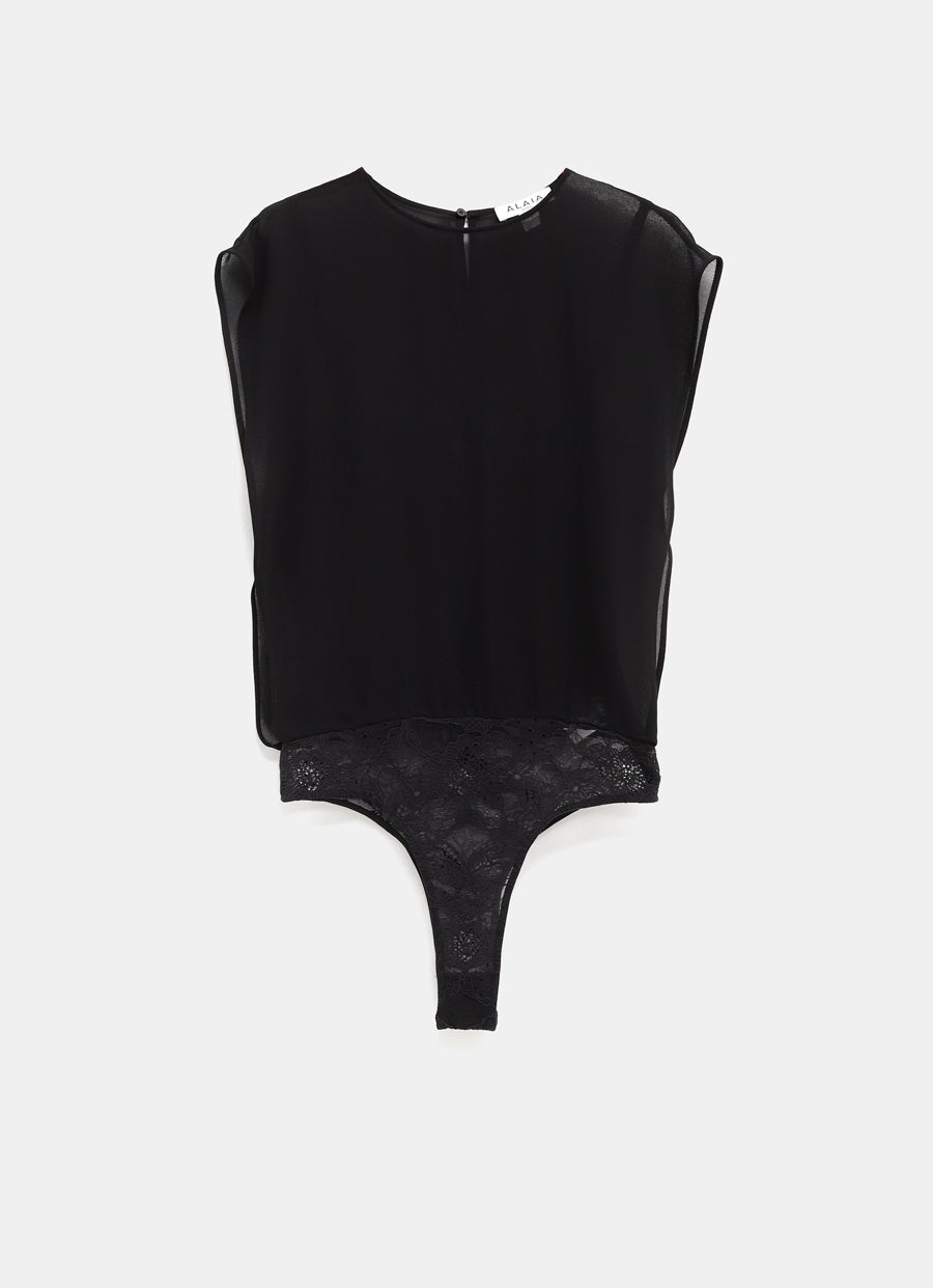 Georgette Bodysuit Top